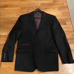 Johnson and Murphy black and brown sport coat